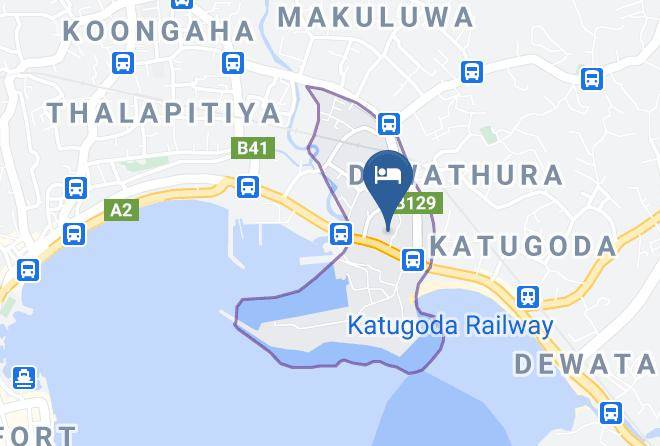 Galle - Milkyway Holiday Bungalow Maps