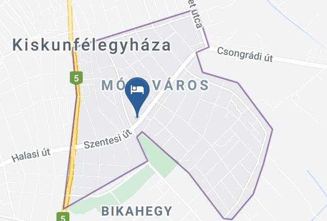 Kiskunfelegyhaza - Mill Hotel Maps