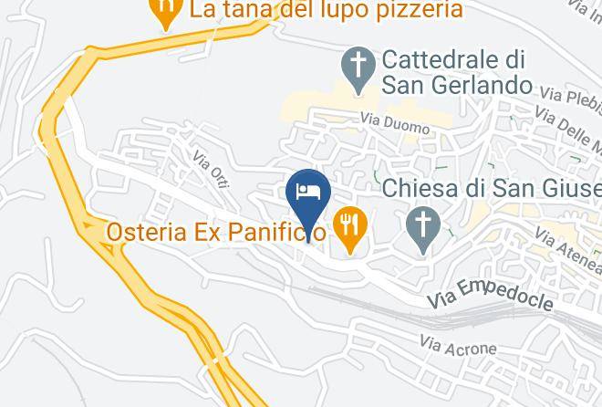 Agrigento - B&b Mille E Una Notte Agrigento Valle Dei Templi Maps