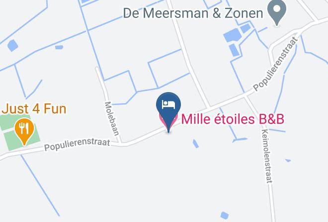East Flanders - Mille Etoiles B&b Maps