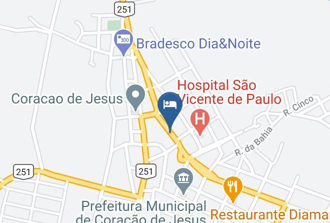 Coracao De Jesus - Millenium Hotel Maps