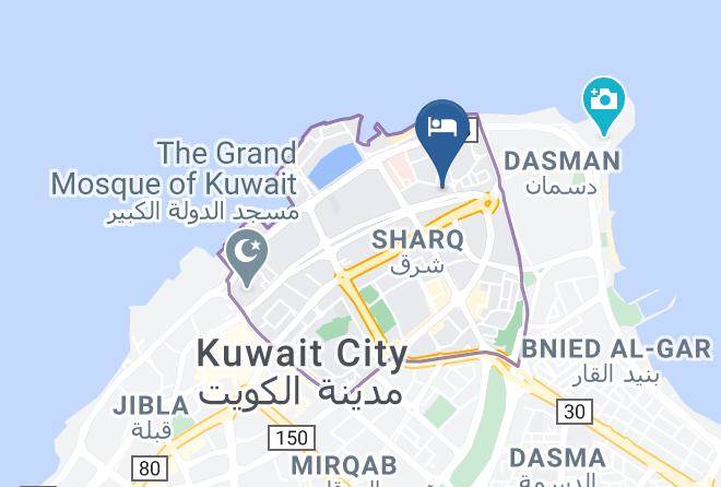 Kuwait City - Millennium Central Kuwait Downtown Hotel Maps