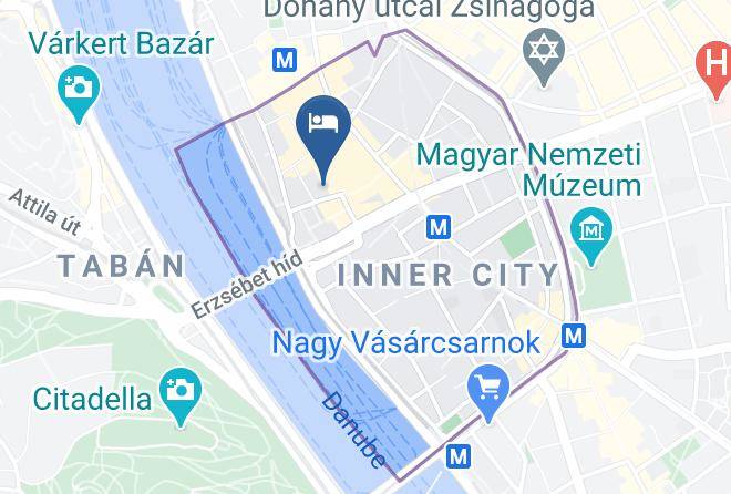 Budapest 5 Kerulet - Millennium Court Budapest Marriott Executive Apartments Maps