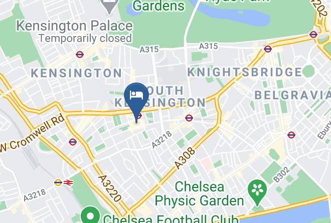 London - Millennium Gloucester Hotel London Kensington Maps