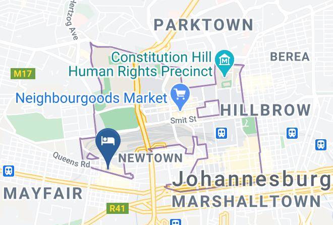 City Of Johannesburg - Millennium Hotel Fordsburg Maps
