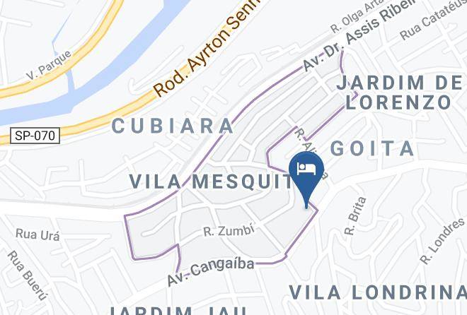 Sao Paulo Cangaiba - Millennium Hotel Maps