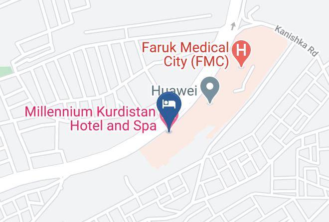Sulaymaniyah - Millennium Kurdistan Hotel And Spa Maps