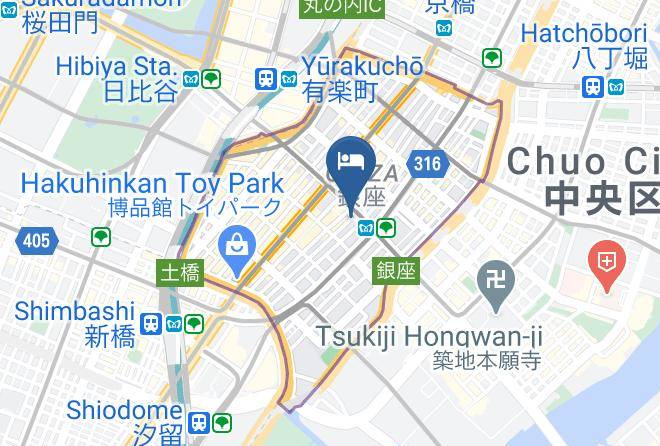 Chuo Ward - Millennium Mitsui Garden Hotel Maps