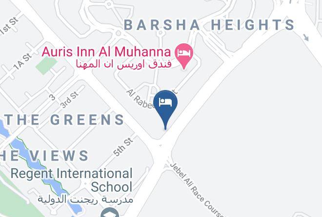 Dubai - Millennium Place Barsha Heights Hotel Maps