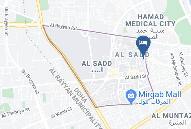Millennium Plaza Doha Map