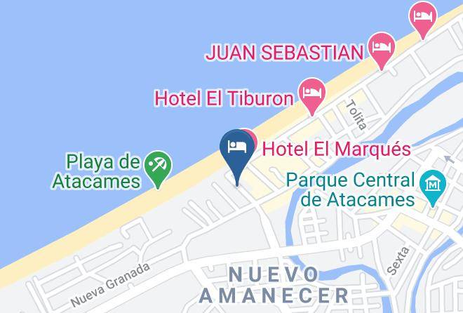 Atacames - Miller's Hotel Maps