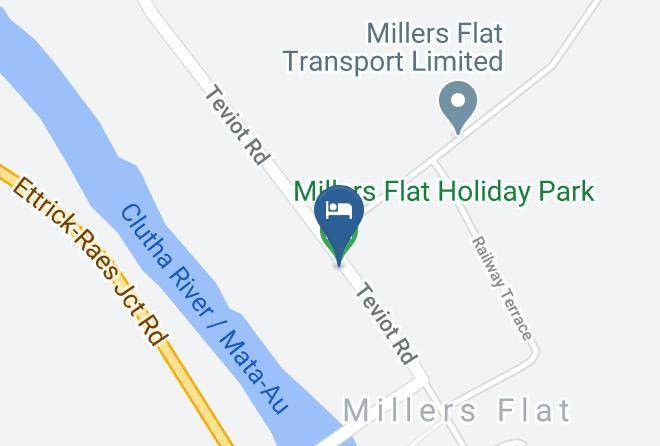 Central Otago - Millers Flat Holiday Park Maps