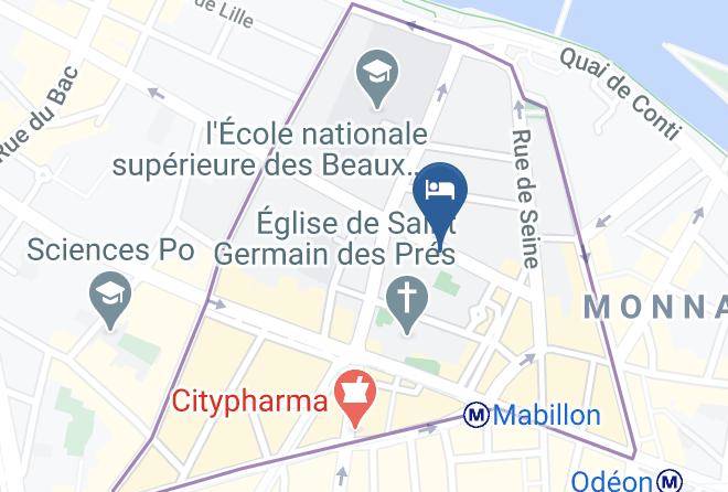 Paris - Millesime Hotel Paris Maps