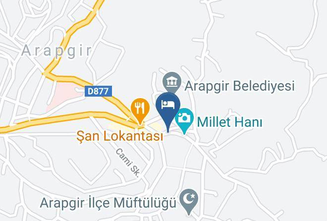 Arapgir - Millet Han Butik Otel Maps