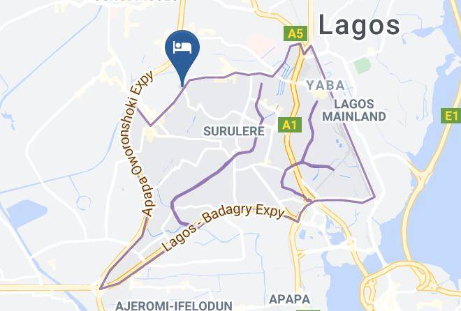 Surulere - Millicent Hotel And Suites Maps