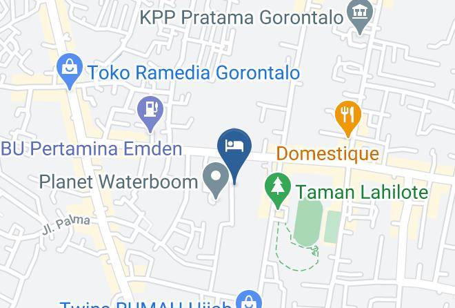Kota Gorontalo - Millinov Boutique Hotel Gorontalo Maps