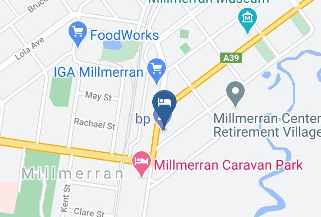 Toowoomba - Millmerran Motel Maps