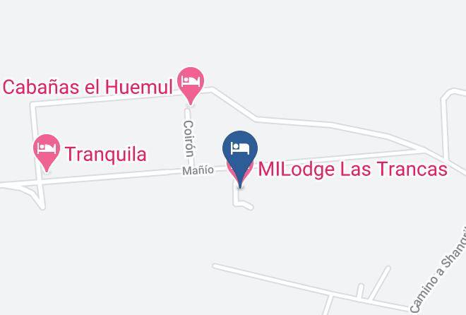 Diguillin - Milodge Las Trancas Maps