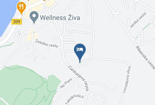 Bled - Milojka Rostohar Sobodajalka Maps