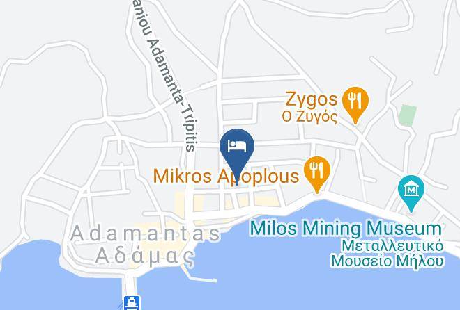 Milos - Milos Hotel Maps