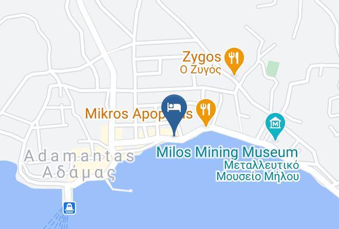 Milos Inn Map
