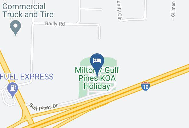Santa Rosa - Milton Gulf Pines Koa Holiday Maps
