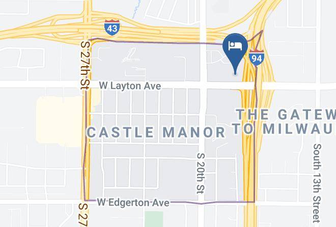 Milwaukee - Milwaukee Airport Inn Maps