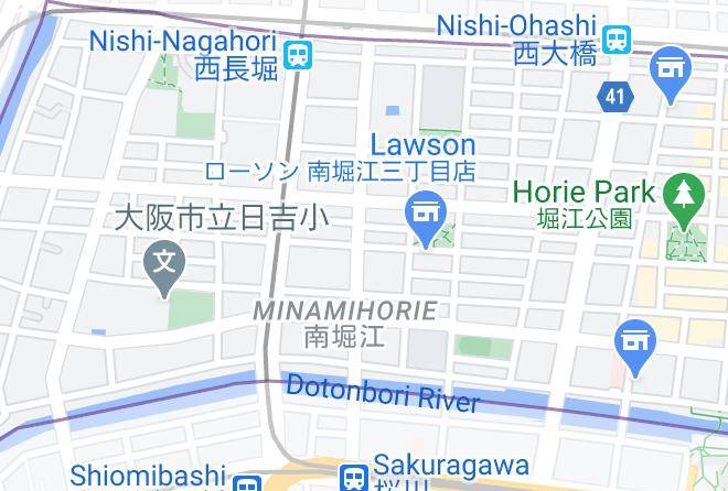 Osaka City Nishi Ward - Mimaru Osaka Namba North Maps