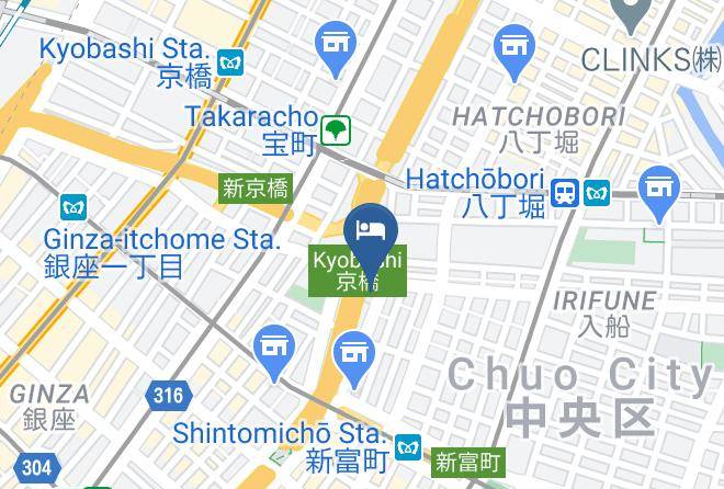 Chuo Ward - Mimaru Tokyo Ginza East Maps