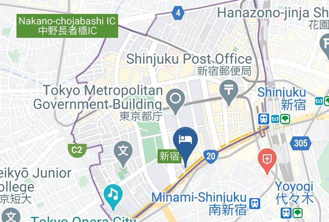 Mimaru Tokyo Shinjuku West Map