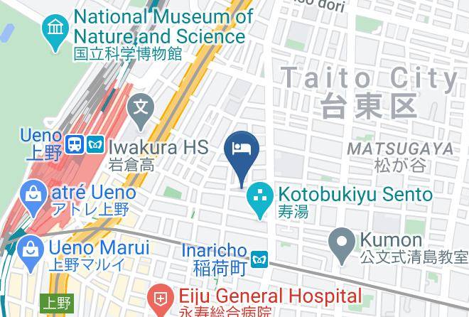 Taito Ward - Mimaru Tokyo Ueno Inaricho Maps