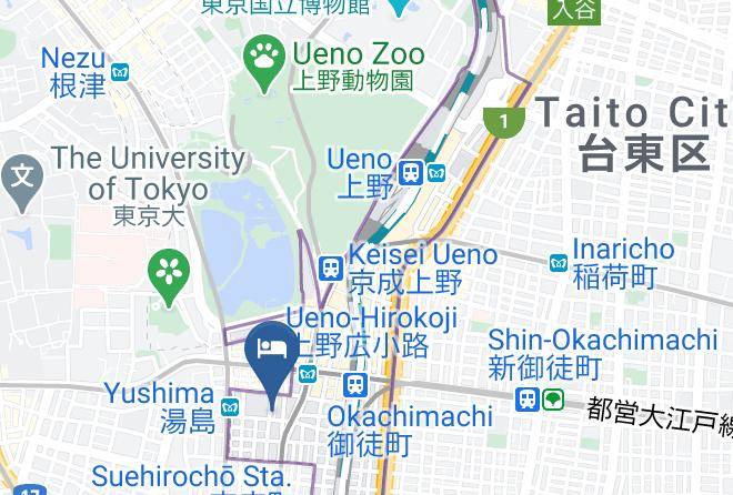 Taito Ward - Mimaru Tokyo Ueno Okachimachi Maps