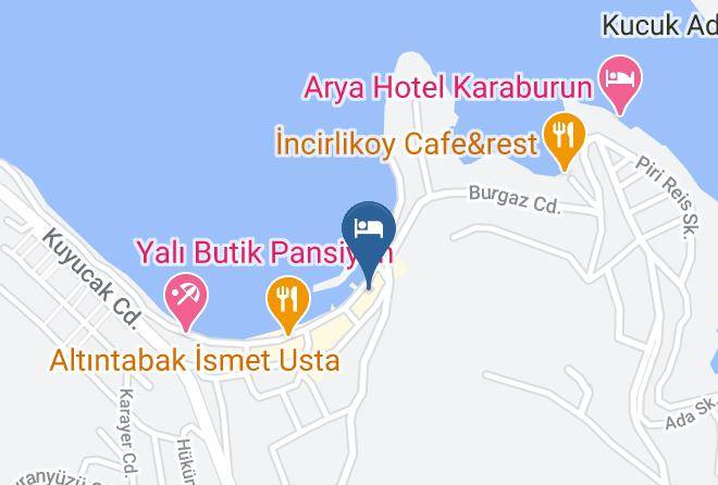 Karaburun - Mimas Marine Hotel Maps