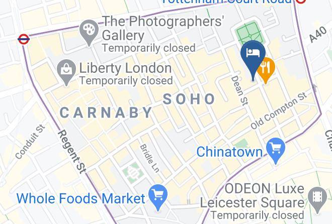 London - Mimi's Hotel Soho Maps