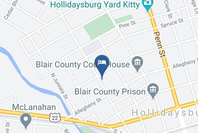 Mimosa Courtyard Inn Map