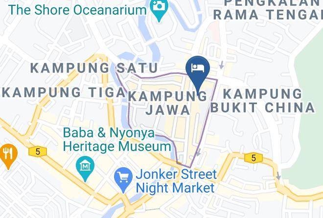 Melaka Tengah - Mimosa Hotel Maps