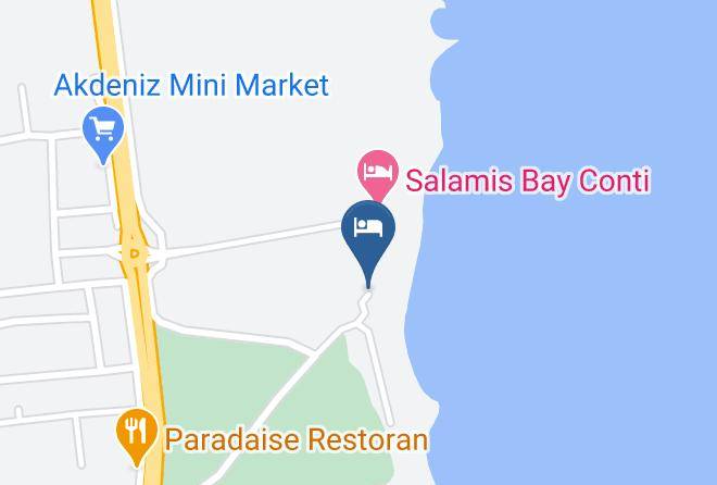 Mimoza Beach Hotel Gazimagusa Map