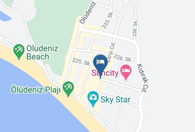Fethiye - Mimoza Hotel Maps