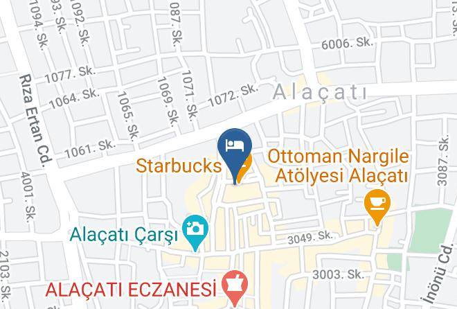 Cesme - Min Hotel Alacati Maps