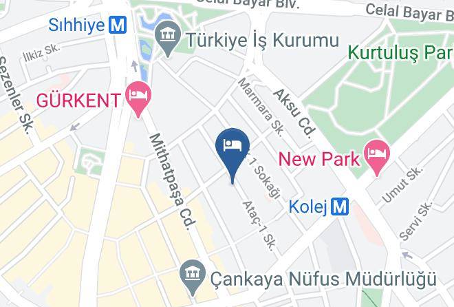Cankaya - Mina 1 Hotel Maps