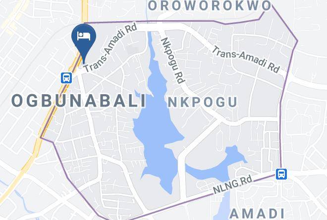 Port Harcourt - Mina Hotel Maps