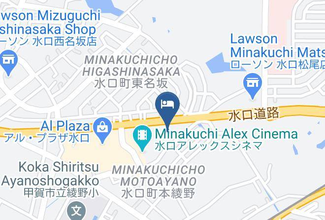 Koka City - Minakuchi Century Hotel Maps