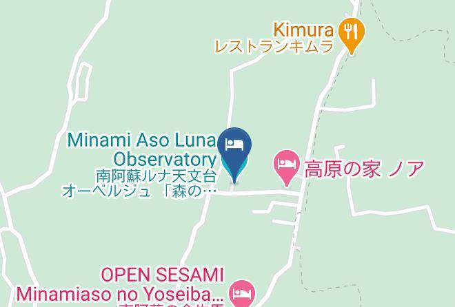 Minamiaso Vil Aso District - Minami Aso Luna Observatory Maps