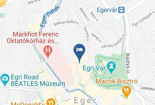Eger - Park Hotel Minaret Maps