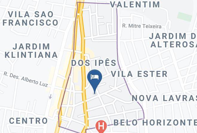 Lavras - Minas Hotel Maps