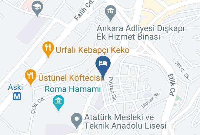 Altindag - Minas Otel Maps
