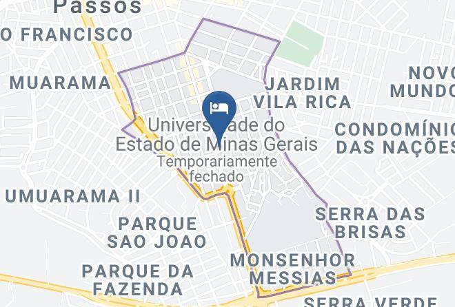 Passos - Minas Palace Hotel Maps