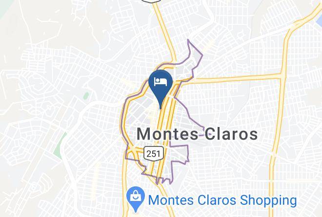 Montes Claros - Minas Brasil Hotel Maps