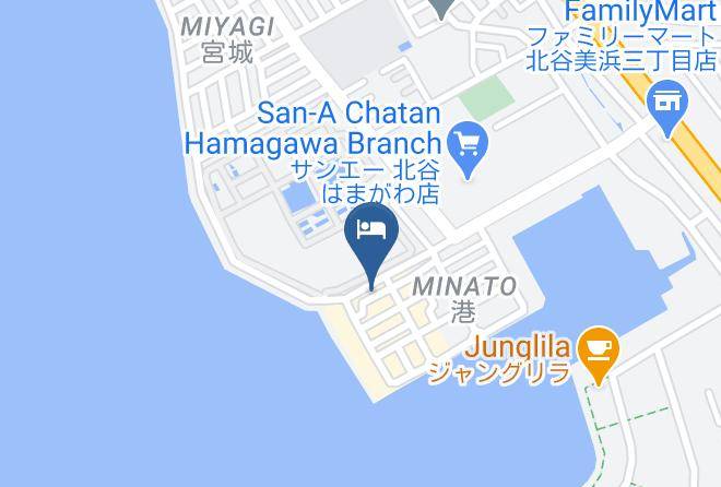 Chatan Townnakagami District - Minato Chatan Seaside Condominium Maps