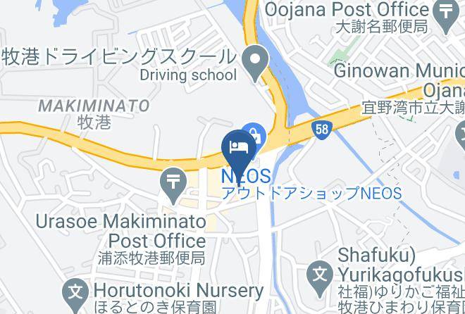 Urasoe City - Minato Hotel Maps